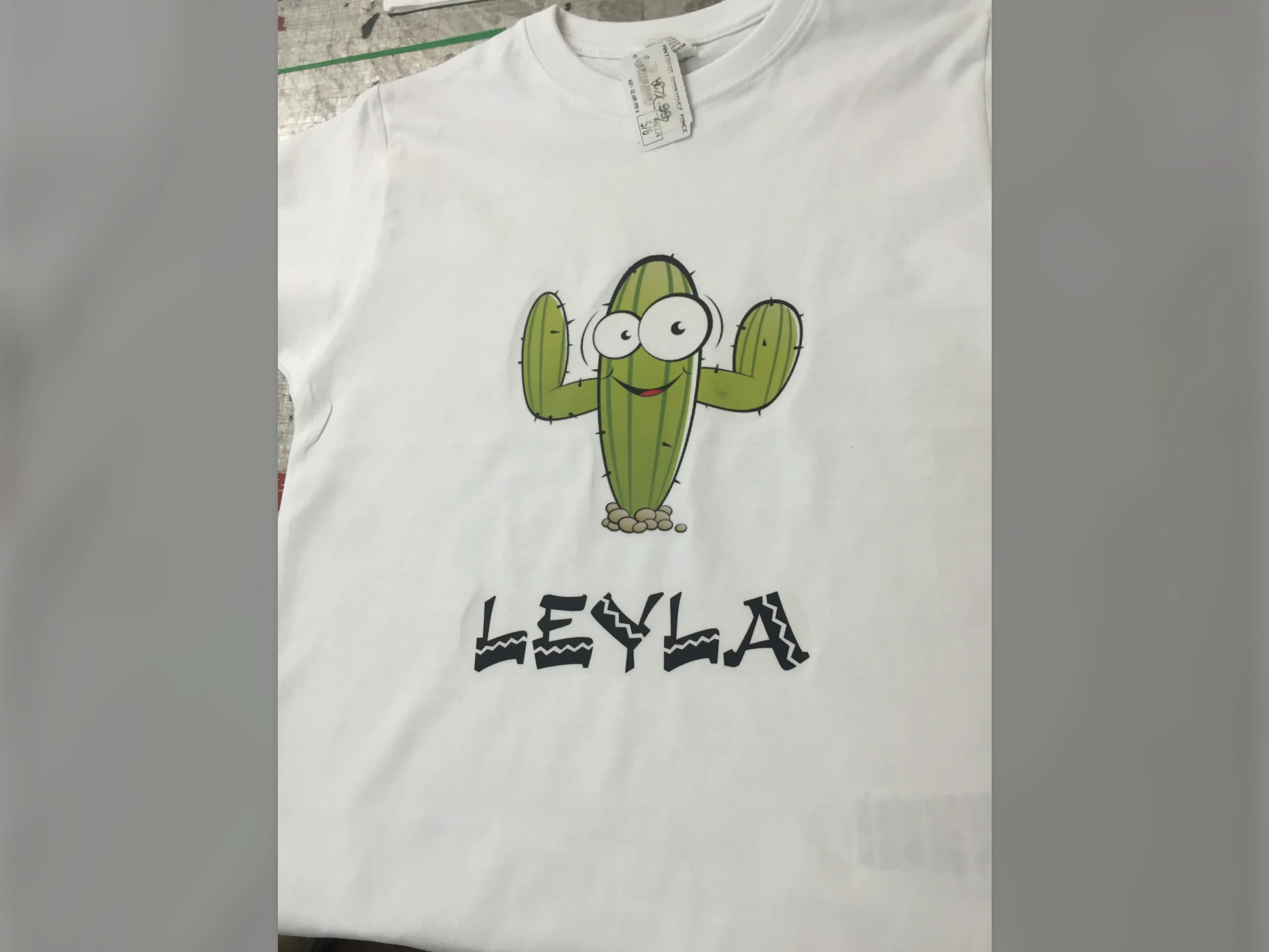 Trabajo de sublimación textil