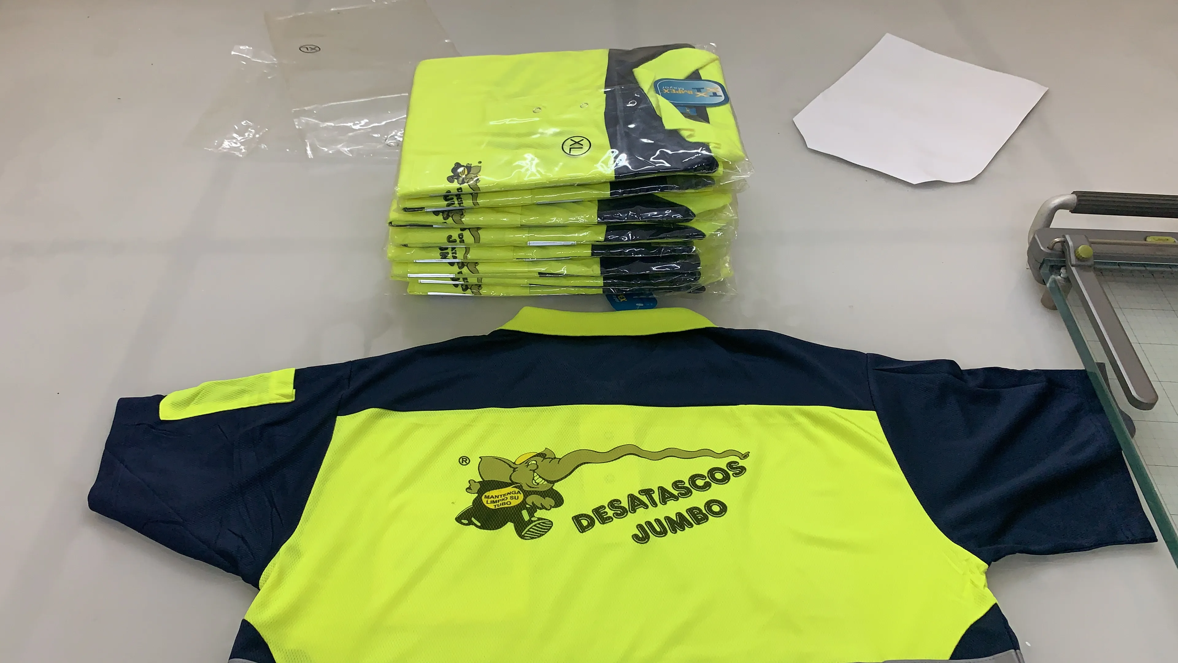 Trabajo de estampación textil